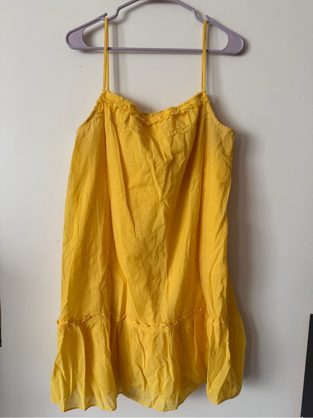 LOFT Bright Yellow Summer Dress